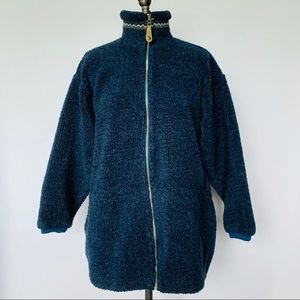 Vintage Columbia Oversized High Pile Fleece Coat